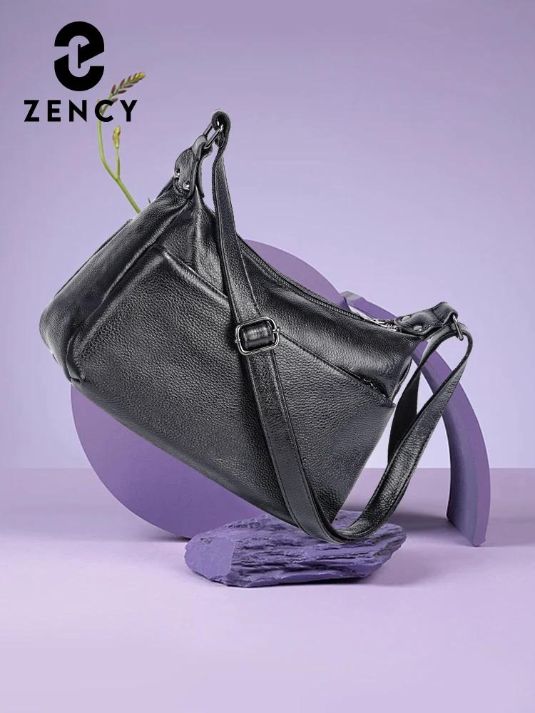Zency – sac à bandoulière élégant en cuir véritable pour femmes