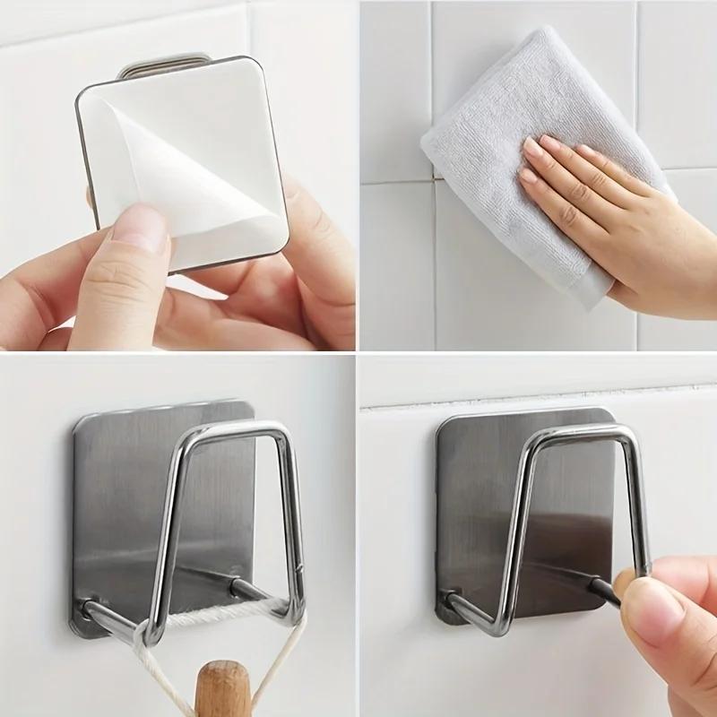 Porte-éponge en acier inoxydable pour évier de cuisine
