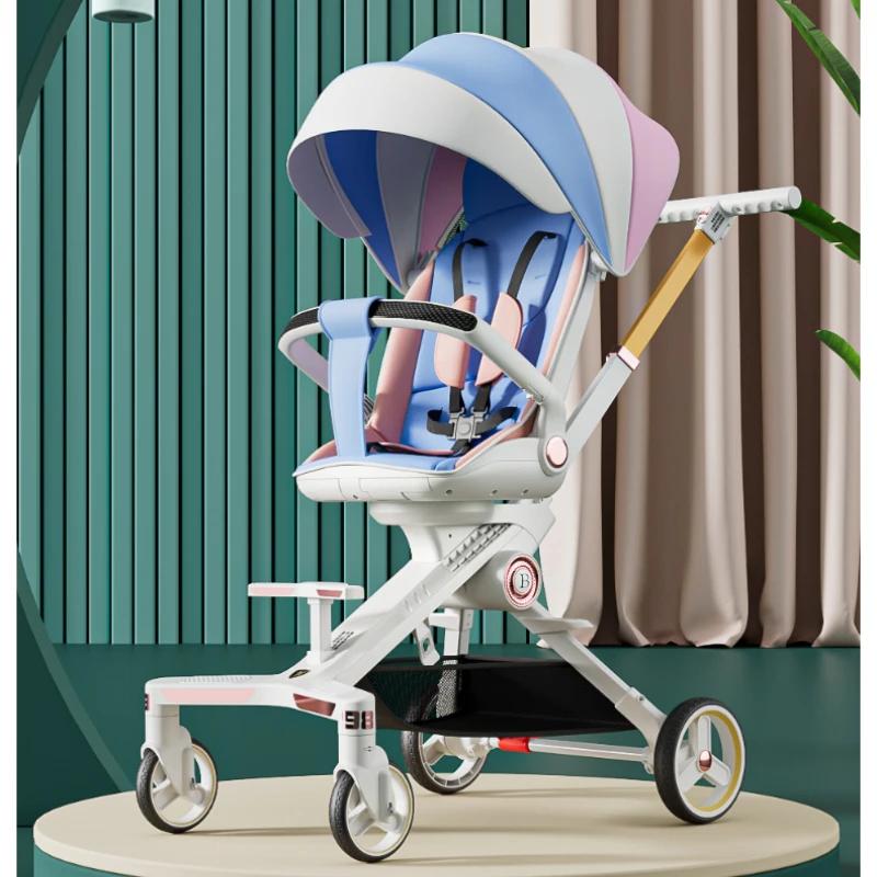 Poussette pliante pour bébé de 0 à 3 ans