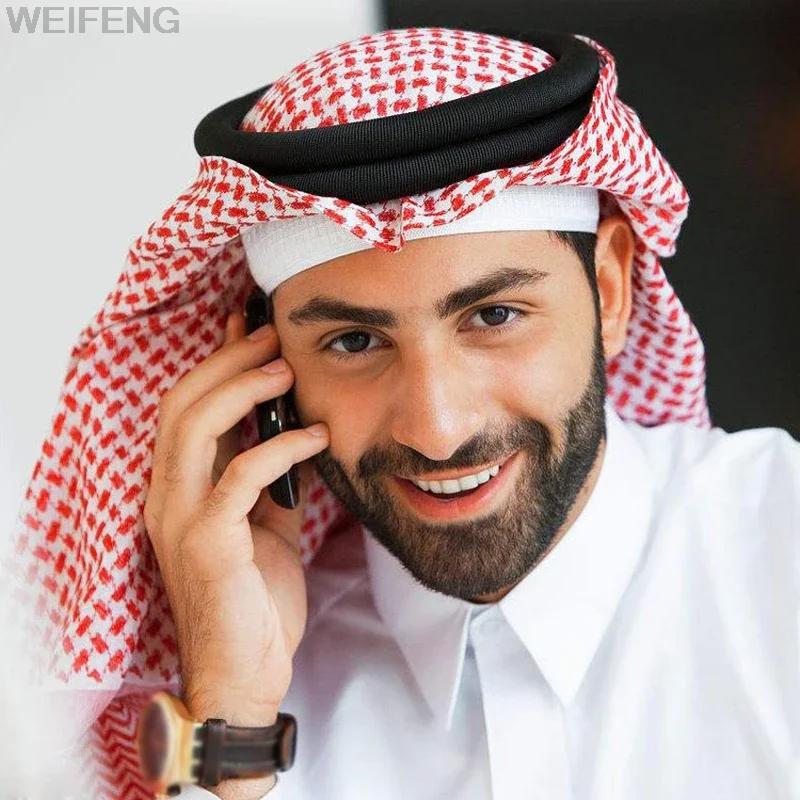 Foulard Shemagh musulman accessoires islamiques traditionnels foulard islamique foulard coupe-vent arabe Keffiyeh Shemagh écharpe