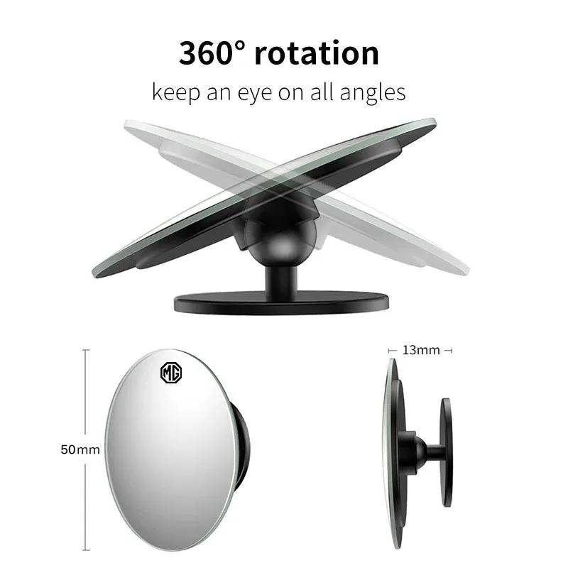 Rétroviseur de voiture inverse 360 ° Miroir convexe d'assistance pour Morris Garages MG Cyberster MG3 MG5 MG7 MG6 ZS
