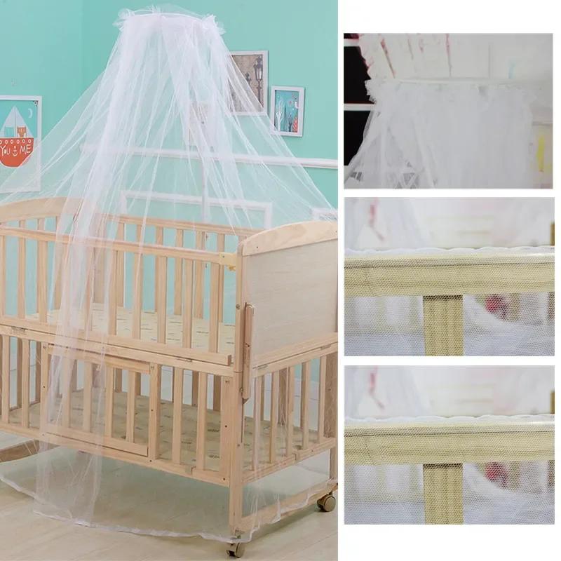 Moustiquaire de lit bébé en maille dôme suspendue pour l'été