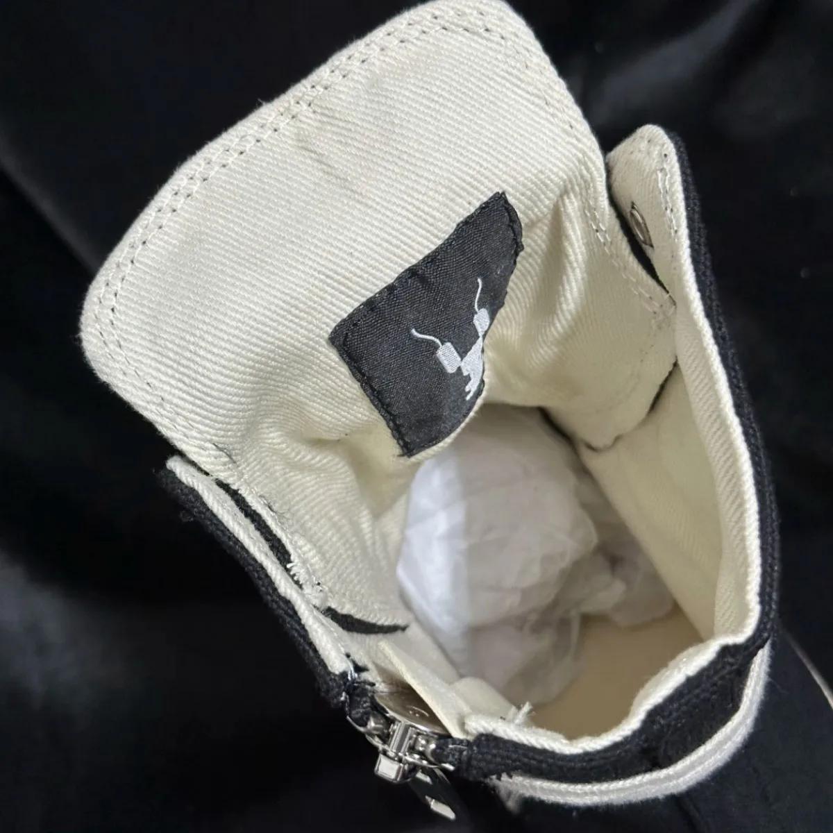 Ro marque Ro hommes chaussure femmes Sneaker blanc toile chaussures haut espadrilles décontractées fermeture éclair luxe