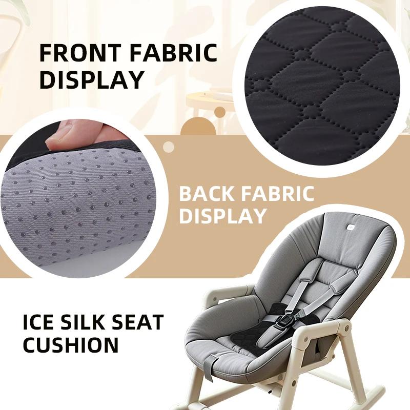 Lot de 1 — Coussin pour siège auto et poussette : doux, confortable, rafraîchissant et respirant — Convient aux sièges auto et aux poussettes pour bébés