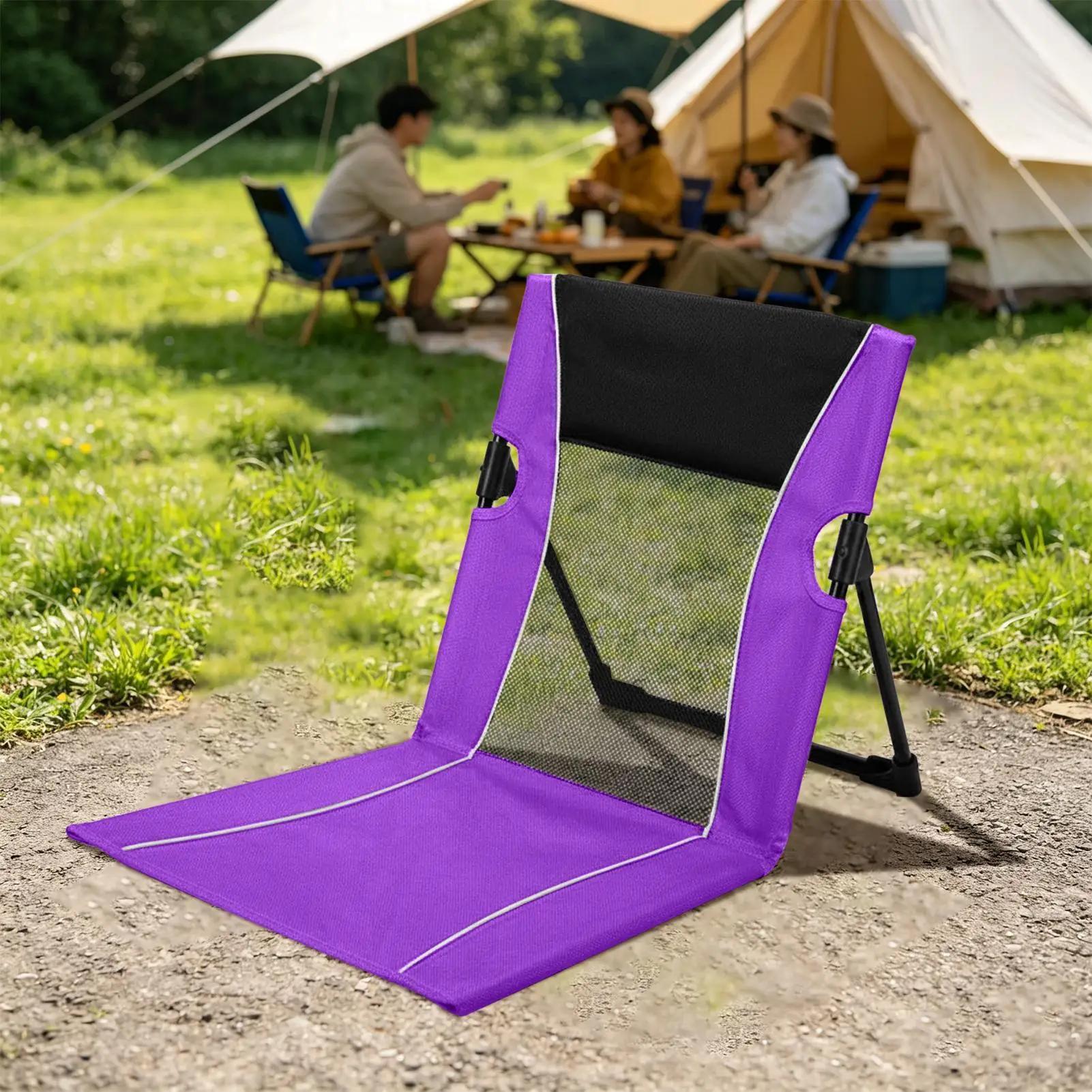 Chaise de plage pliable avec sac de transport, siège de piscine, transat de camping, pique-nique, concert, voyage, dossier portable, extérieur