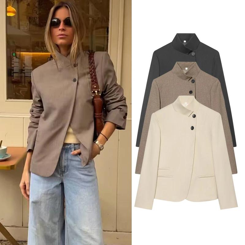 Blazers et Blouses Printemps Femme 2026 Nouvelle Collection – Vestes Élégantes pour Jeunes Femmes