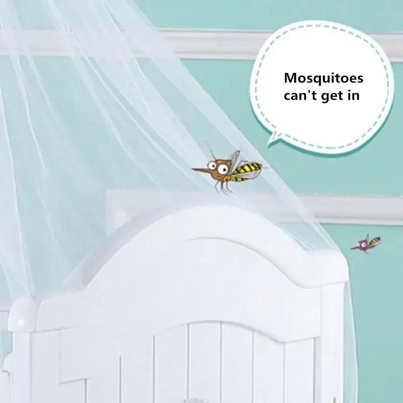 Moustiquaire de lit bébé en maille dôme suspendue pour l'été