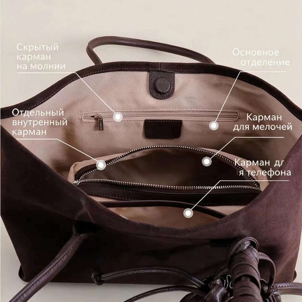 Motingsome sac fourre-tout en daim surdimensionné femmes sac à main à bandoulière et sacs
