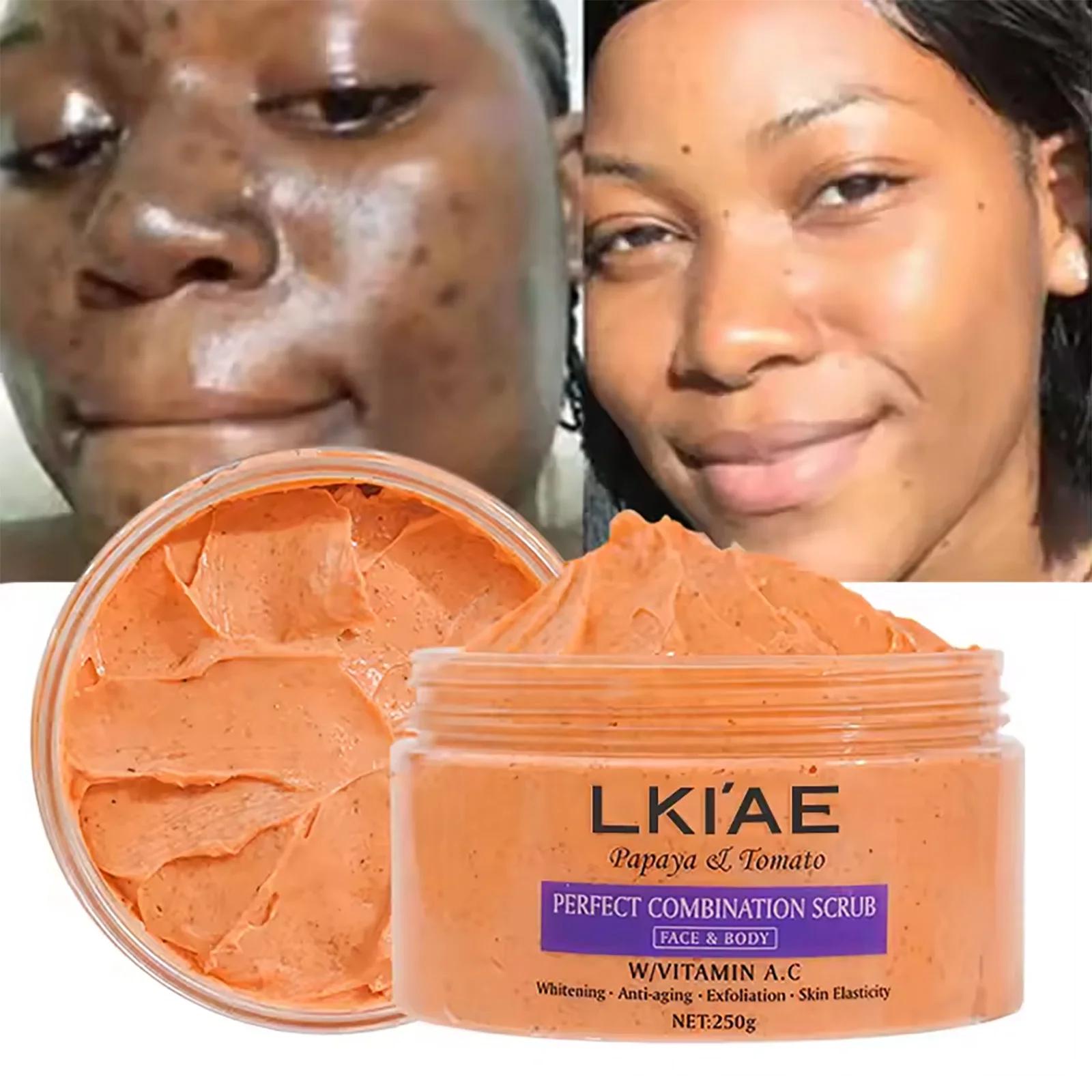 Gommage combiné papaye et tomate