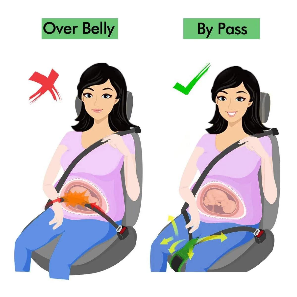 Ceinture de sécurité de siège de voiture pour femme enceinte