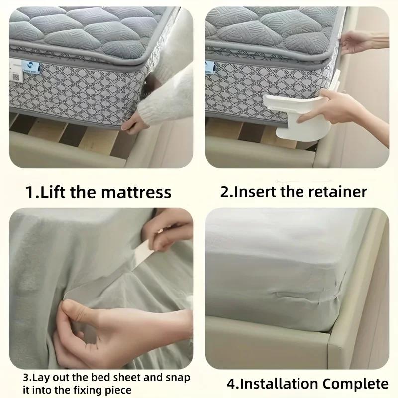 Ensemble de 4 supports de draps
