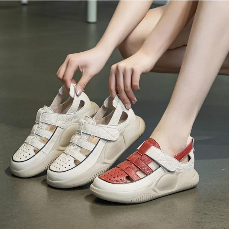 ZXRYXGS 2025 nouvelles baskets d'été sandales femmes maille chaussures décontractées respirantes plate-forme