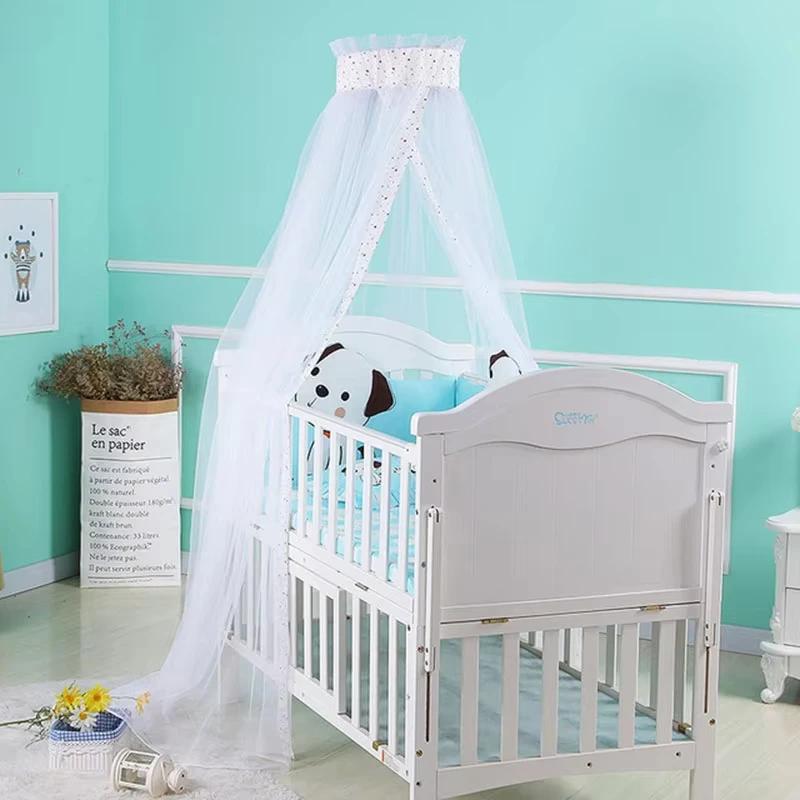 Moustiquaire de lit bébé pliable et portable en forme de dôme pour nouveau-nés et nourrissons