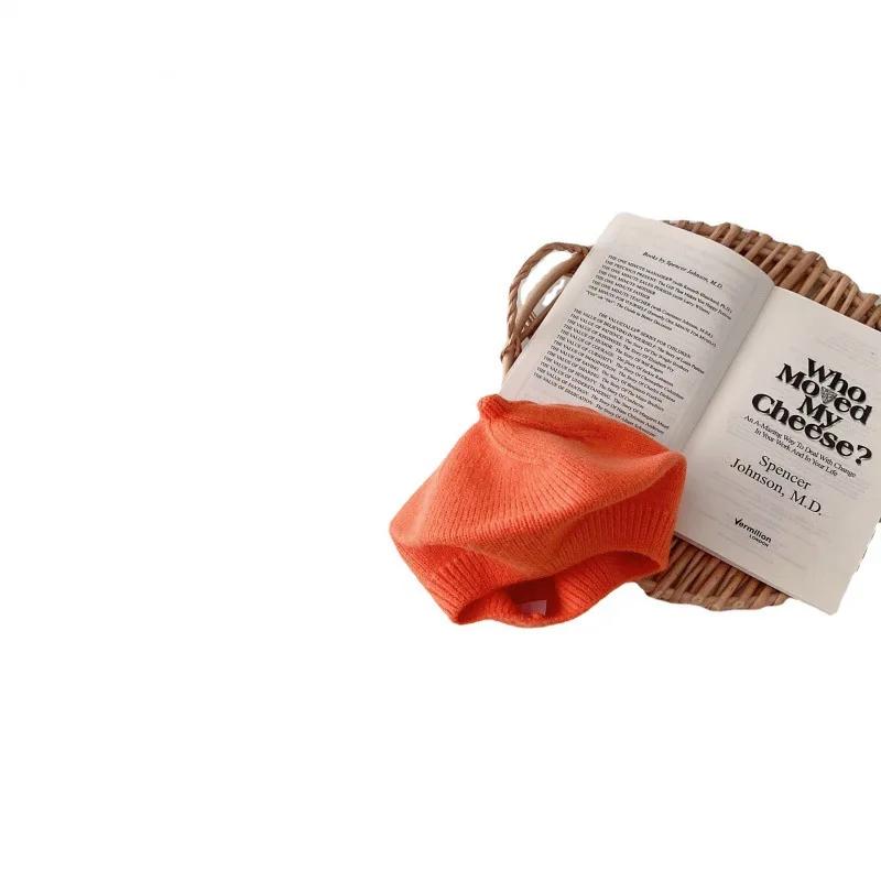 Béret tricoté bébé peintre français automne hiver épais unisexe essentiel berceau nouveau-né
