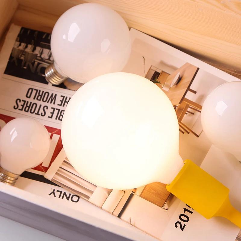 4/6 pièces E27 grande ampoule LED 85-265V G80 G95 G125 économie d'énergie lumière mondiale Lampada