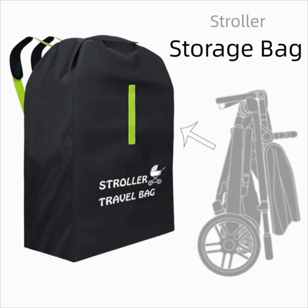 Perfekter reisebegleiter sac de voyage pour poussette de bébé Design léger avec poignée de ceinture d'épaule landau sac à poussière universel