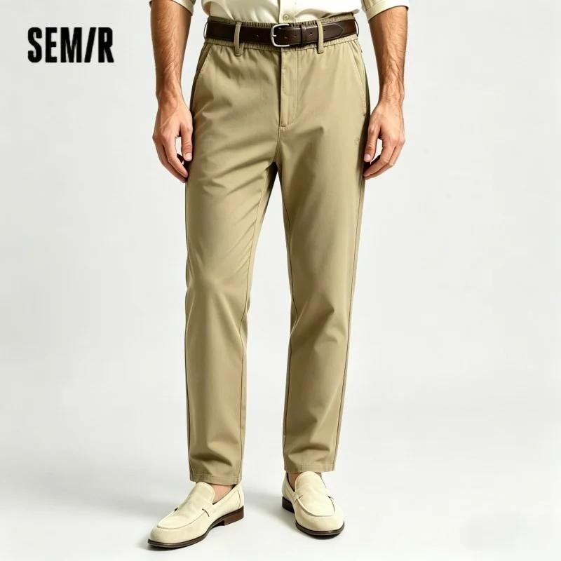 Semir pantalon à jambe droite hommes 2025 été nouveau polyvalent tenue décontractée