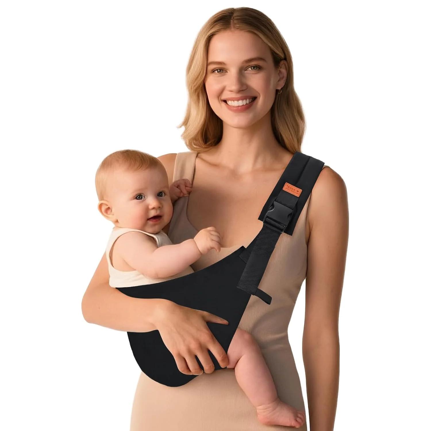 Bébé enfant extérieur transporteur enveloppement doux anti-dérapant anneau de transport fronde multifonctionnel