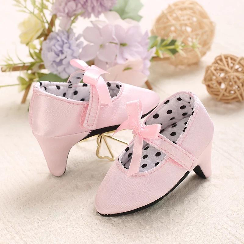 Chaussures à talons hauts pour nouveau-né fille