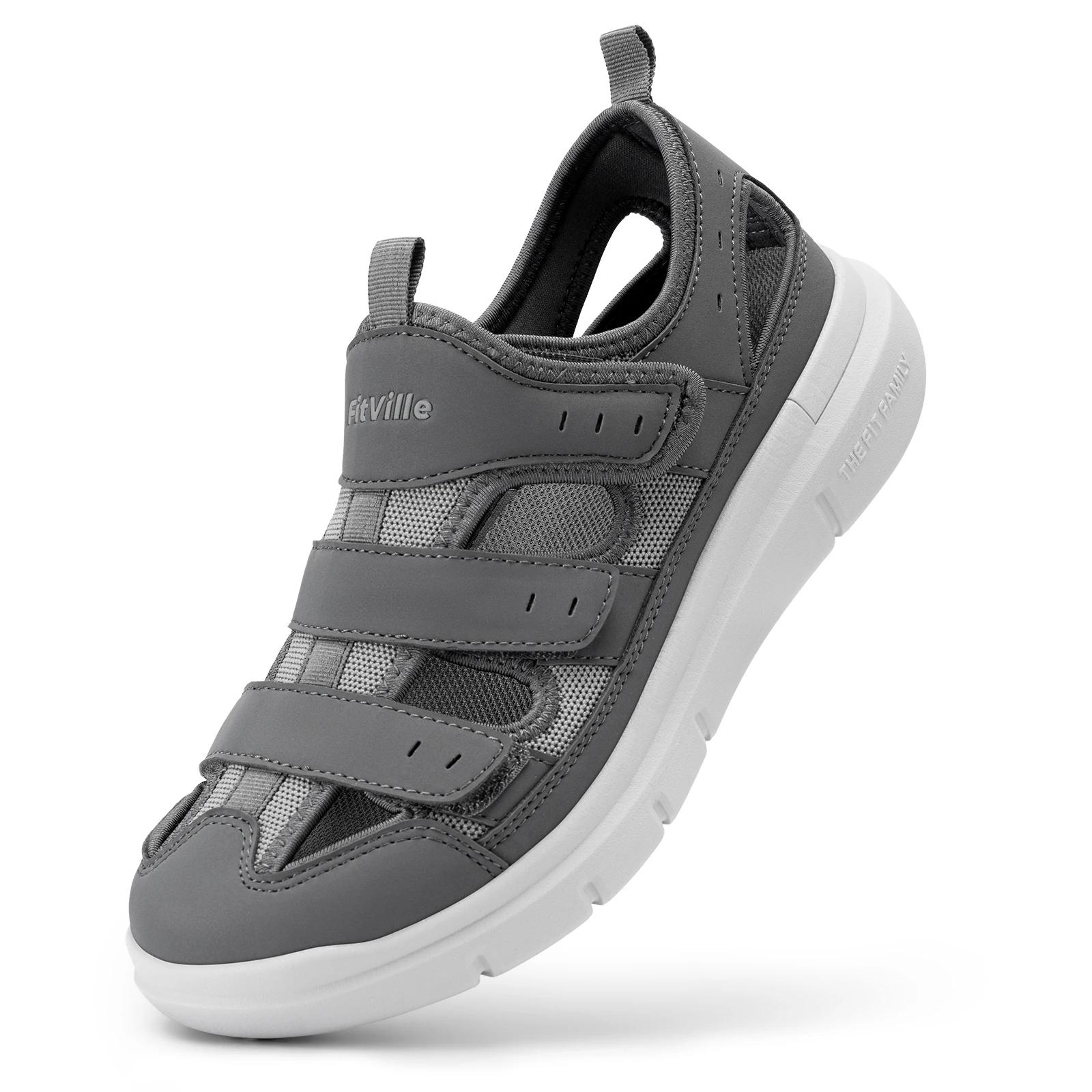 Sandales élargies pour hommes
