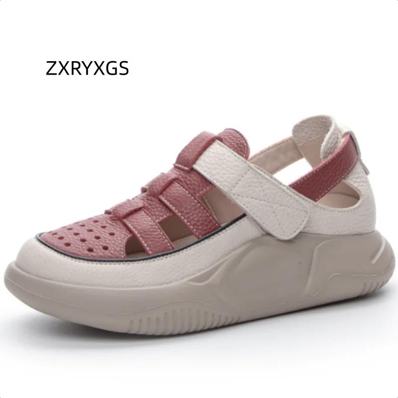 ZXRYXGS 2025 nouvelles baskets d'été sandales femmes maille chaussures décontractées respirantes plate-forme