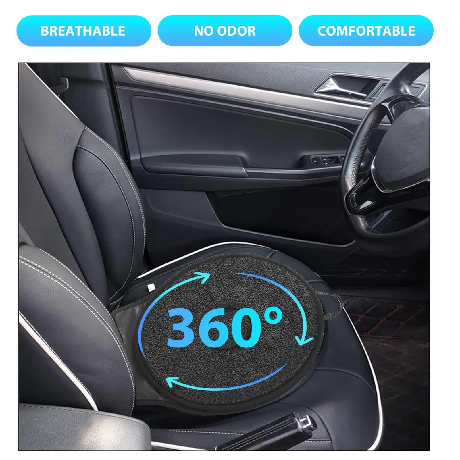 Coussin de siège de voiture rotatif à 360 degrés avec mousse à mémoire de forme