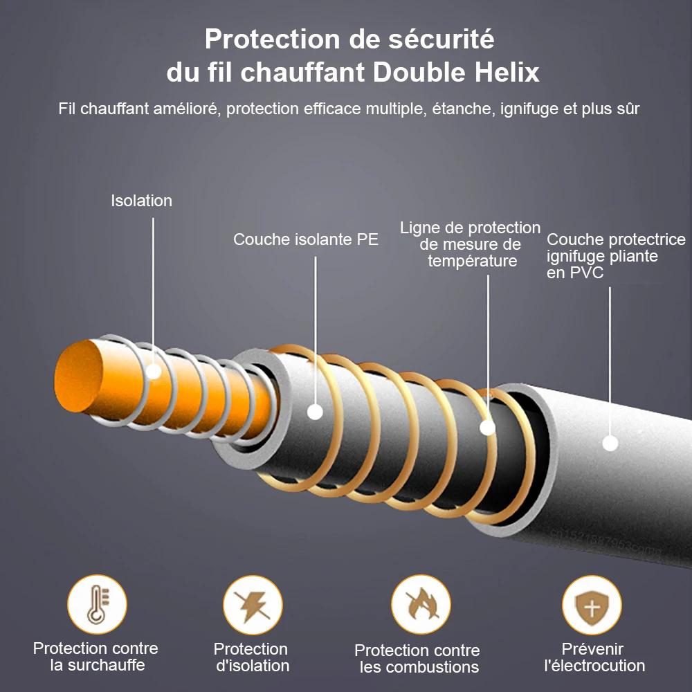 Couverture chauffante électrique pour chambre