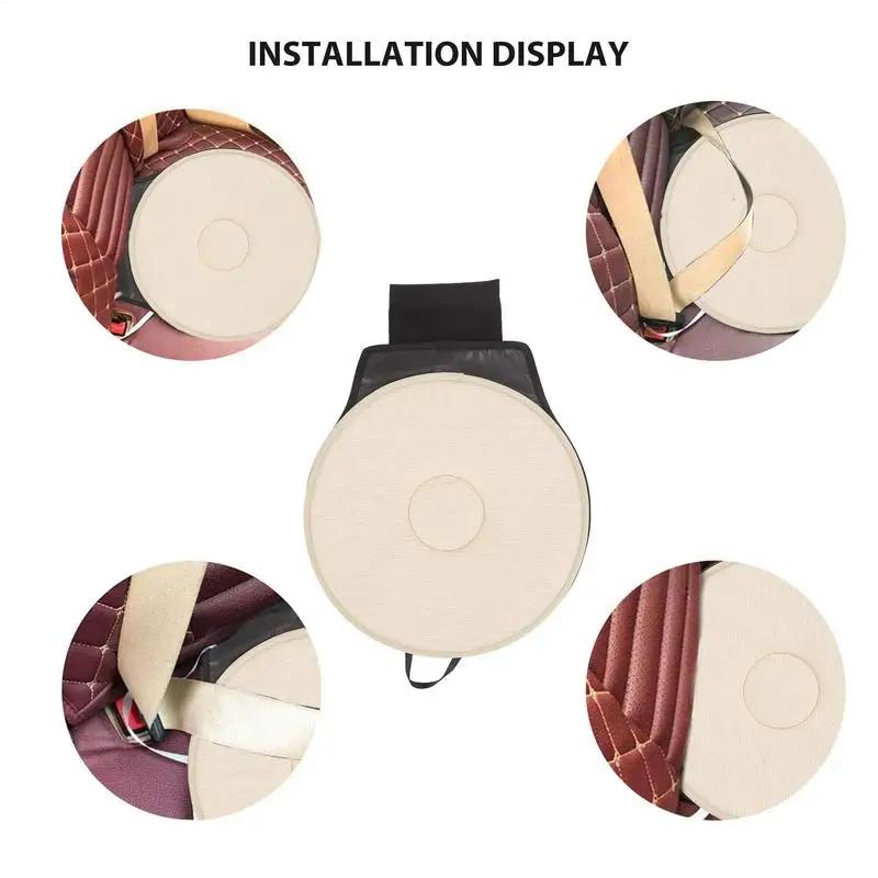 Coussin rotatif pour siège de voiture, coussin rotatif pour siège de voiture, tapis de siège de voiture pour personnes âgées, siège pivotant confortable