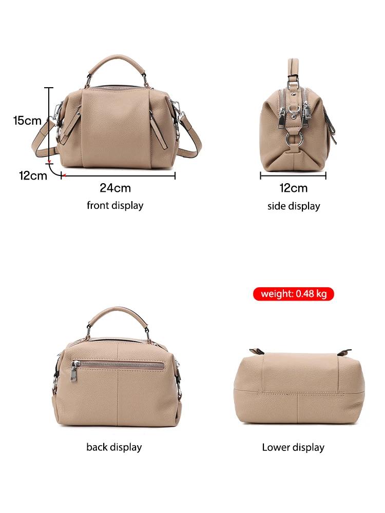 Zency – sac en cuir véritable pour femmes
