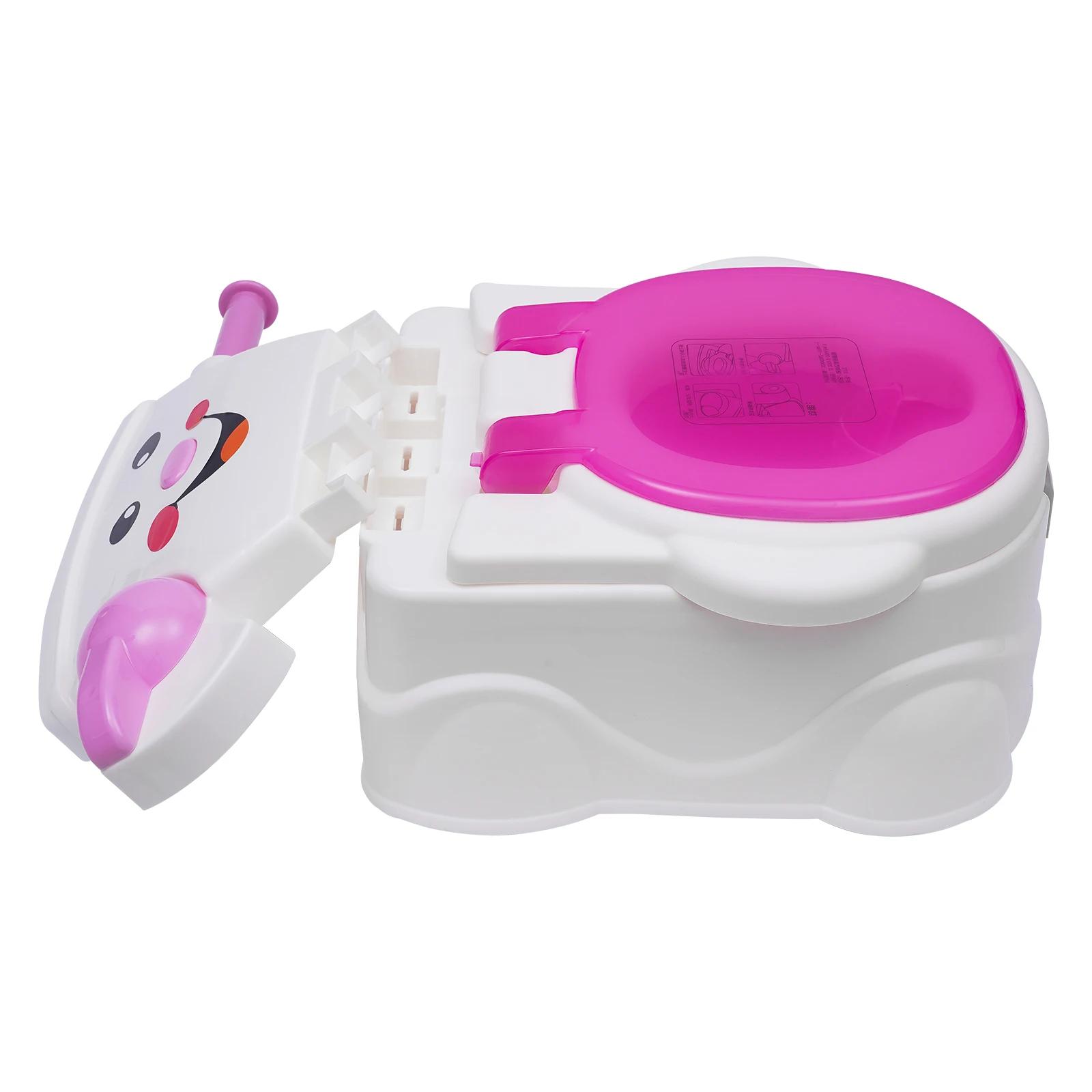 Siège d'entraînement de pot portable - Toilettes pour bébé de 6 mois à 5 ans avec design de voiture de dessin animé