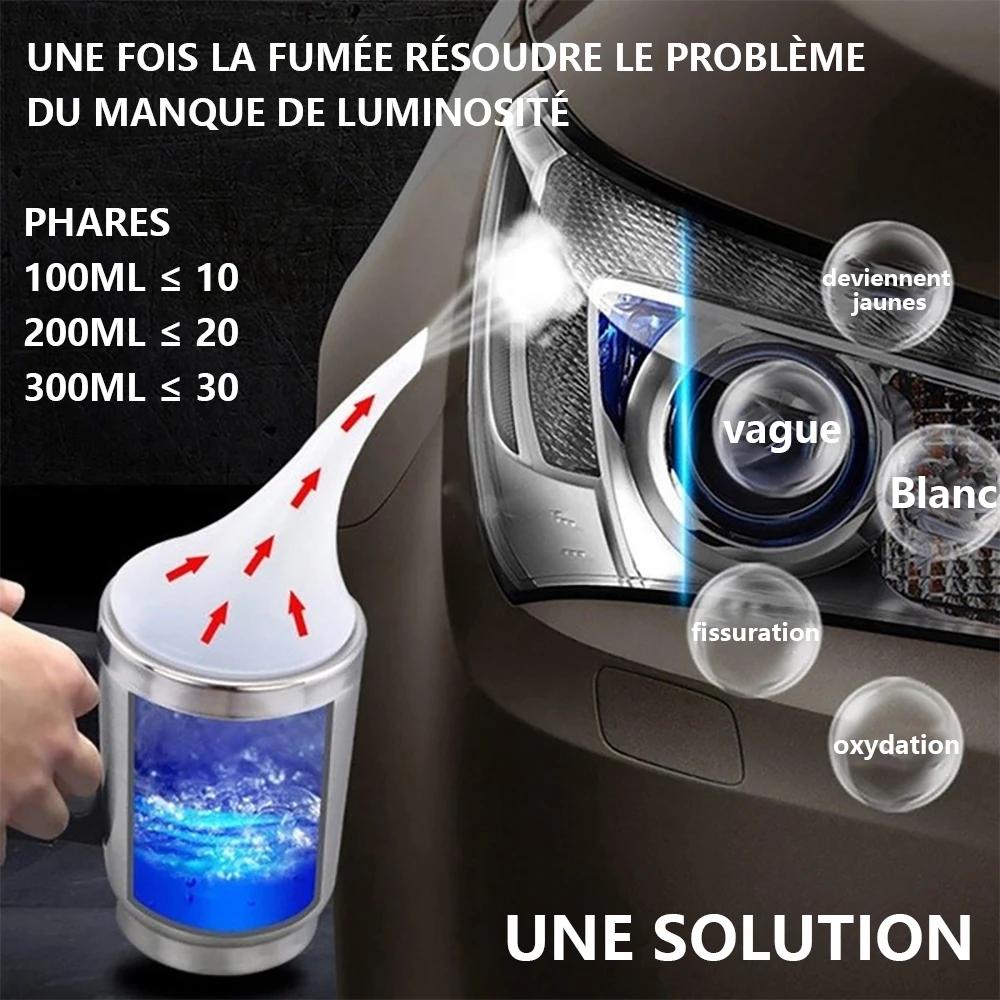 Renovation phare voiture produit nettoyage