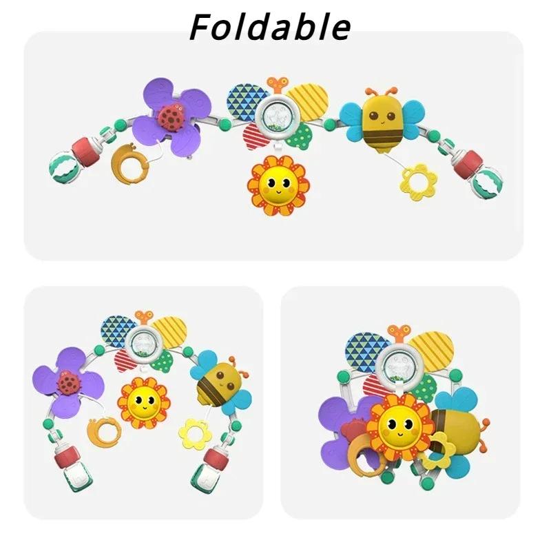 Jouets d'arc de poussette pour bébé