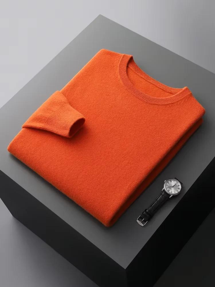 Pull en cachemire sans couture pour homme