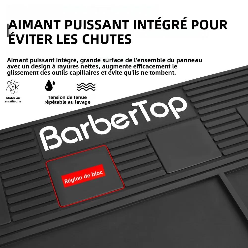Plateau magnétique pour barbier à 6 emplacements
