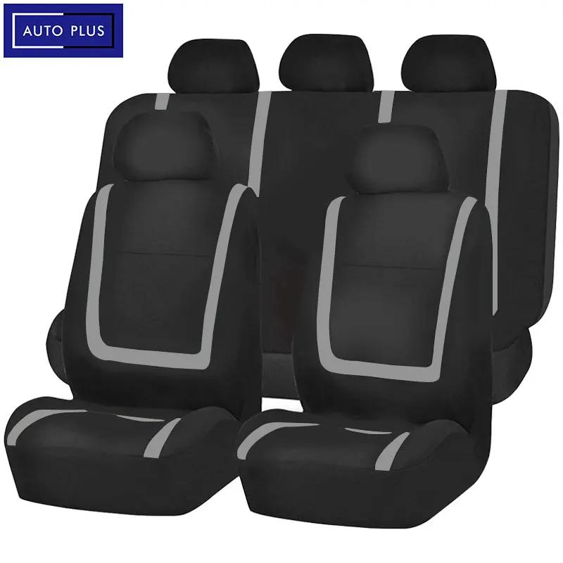 Ensemble complet de housses de siège de voiture en tissu Polyester universel