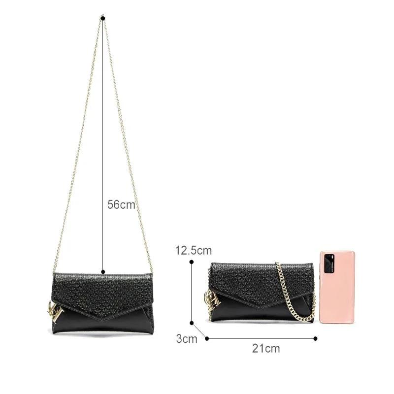 CH Nouvelle Marque de Luxe Designer Sac à Main pour Femmes Sac à Bandoulière Classique Design Rétro Exclusif pour Soirée