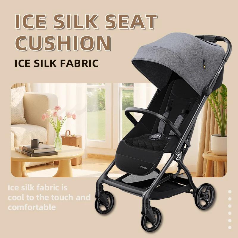 Lot de 1 — Coussin pour siège auto et poussette : doux, confortable, rafraîchissant et respirant — Convient aux sièges auto et aux poussettes pour bébés