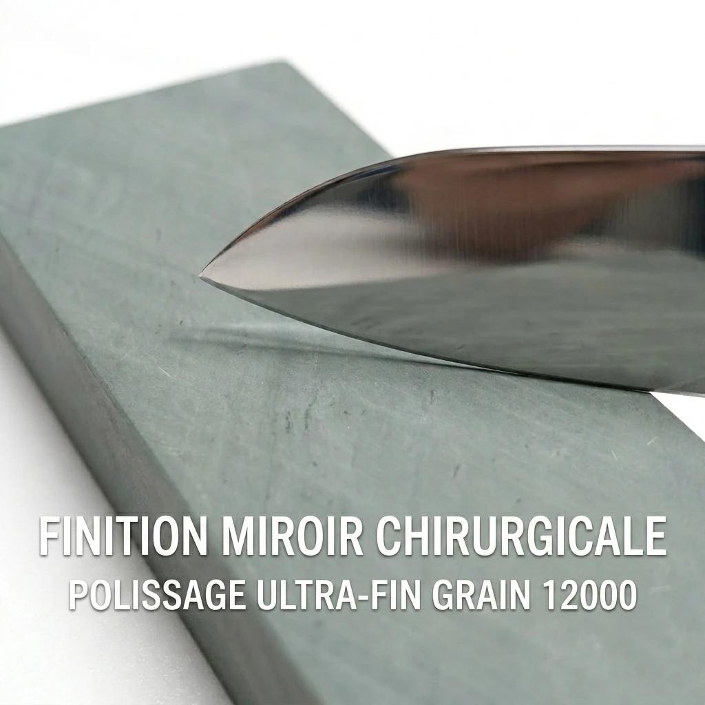ADAEE Professionnel 12000 # Pierre à aiguiser naturelle de grande taille 200*75*29mm