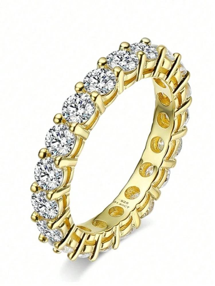 Bague classique en argent Sterling 925 pour femmes