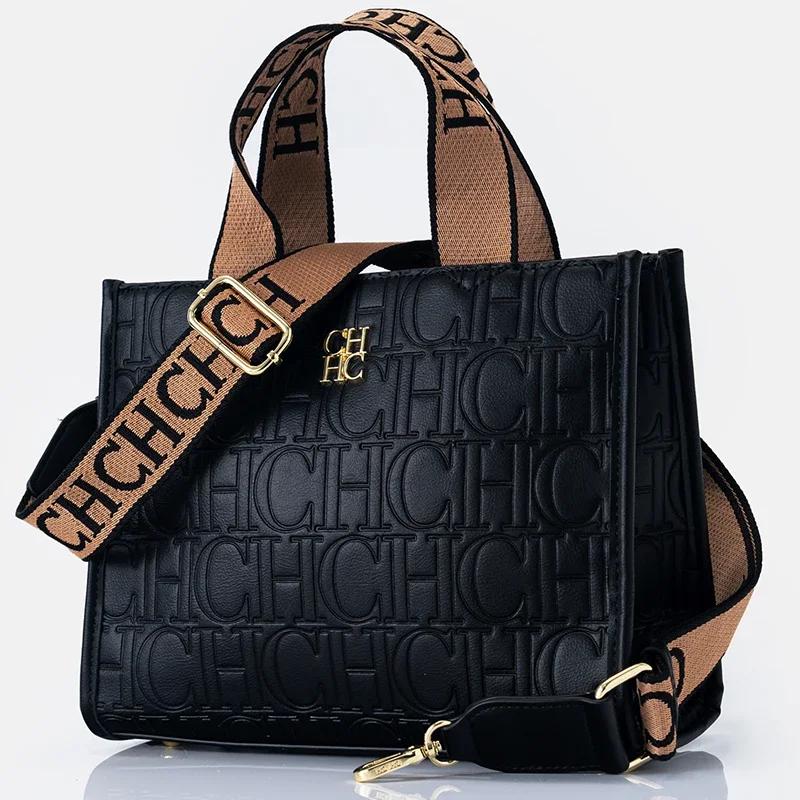 CH mode monogramme impression haute qualité métal Logo décontracté léger marque de luxe concepteur 2025 nouveau sac à ma