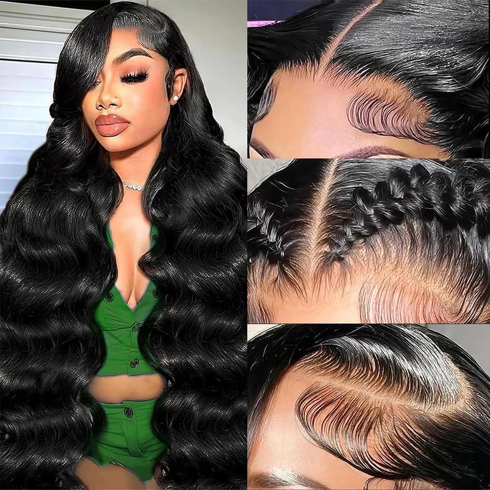Perruque Lace Front Wig Body Wave transparente HD 13x4