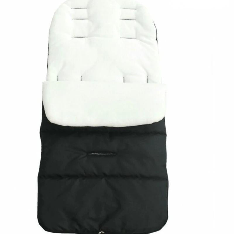 Housse pied chaude poussette bébé - Coussin universel couverture coton épaisse automne hiver enfant