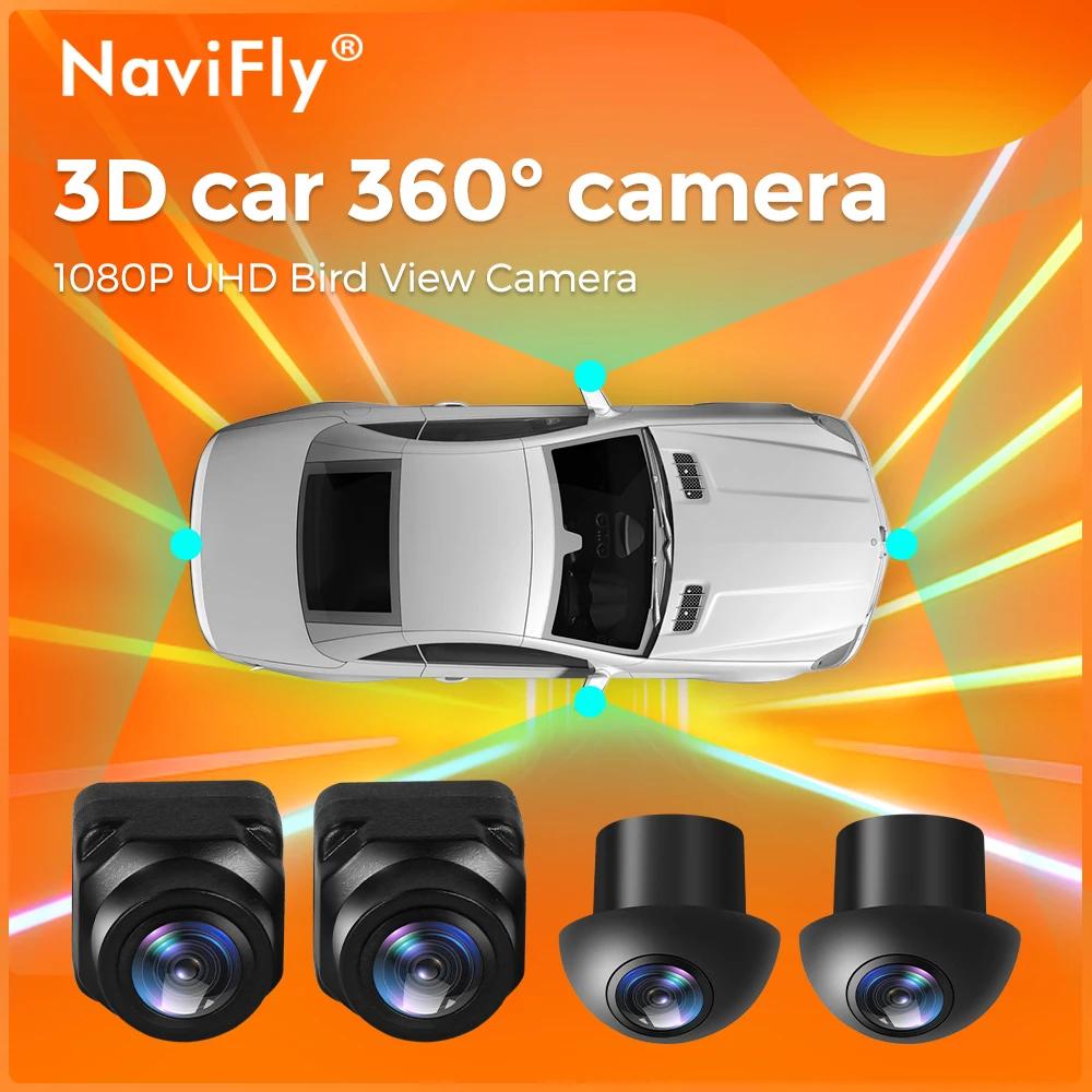 Voiture 360 ° Caméra panoramique Surround View 1080P AHD droite + gauche + avant + système