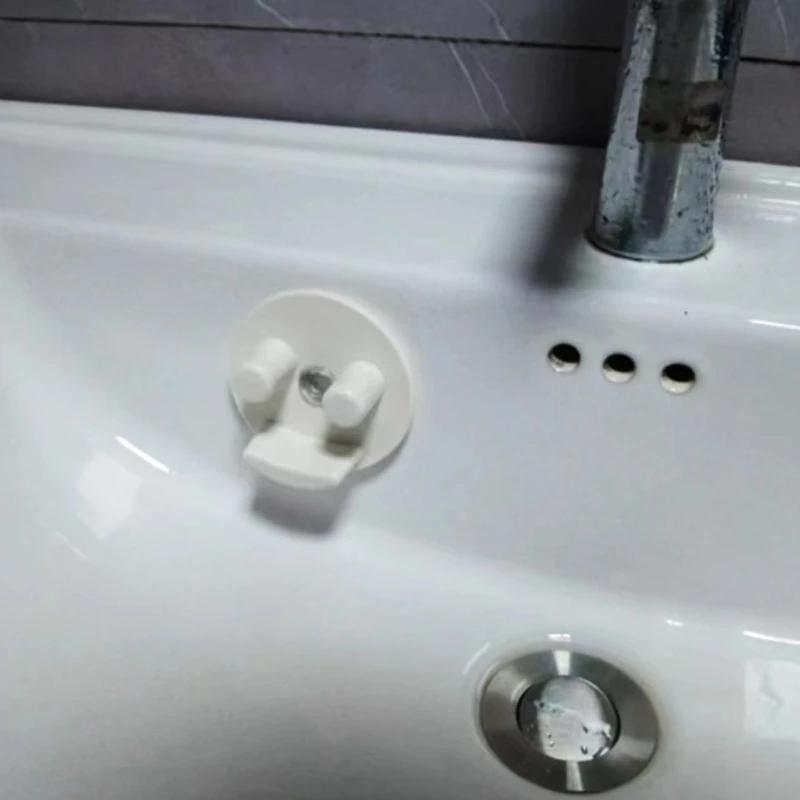 Porte-éponge avec ventouse pour évier de cuisine, visage souriant