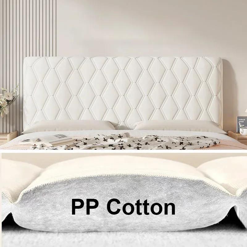 Housse de protection universelle pour tête de lit, épaisse et souple, avec dossier anti-collision