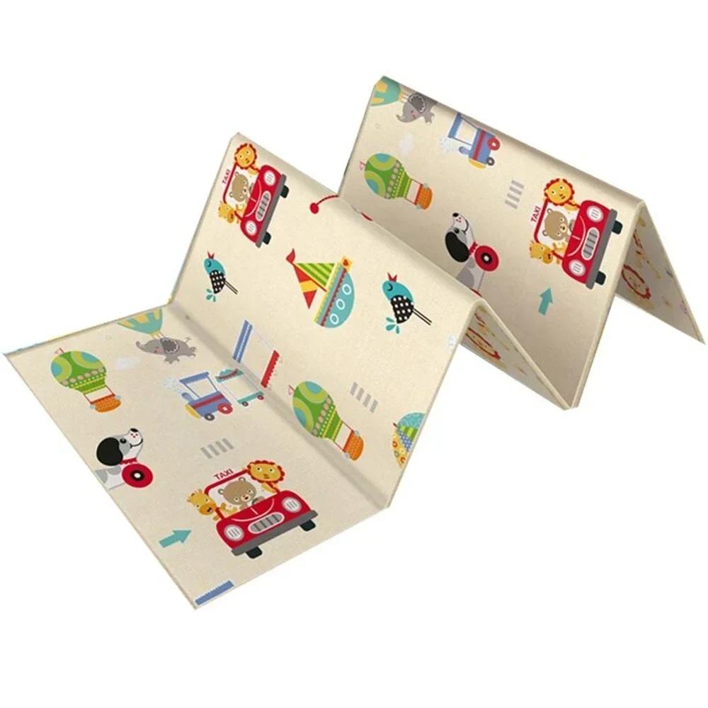 Tapis pliable éducatif pour enfants 180x100 cm - Jeux d'activités et escalade non toxique