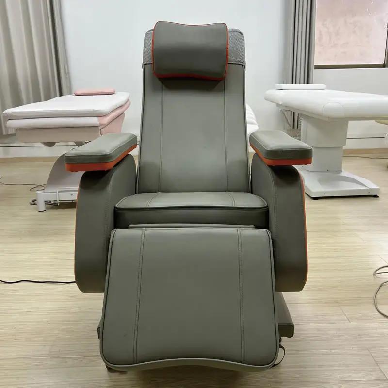 Lit de Massage électrique, chaise faciale pour Table de clinique avec poulie, Table de Massage de beauté électrique, lit de tatouage de beauté