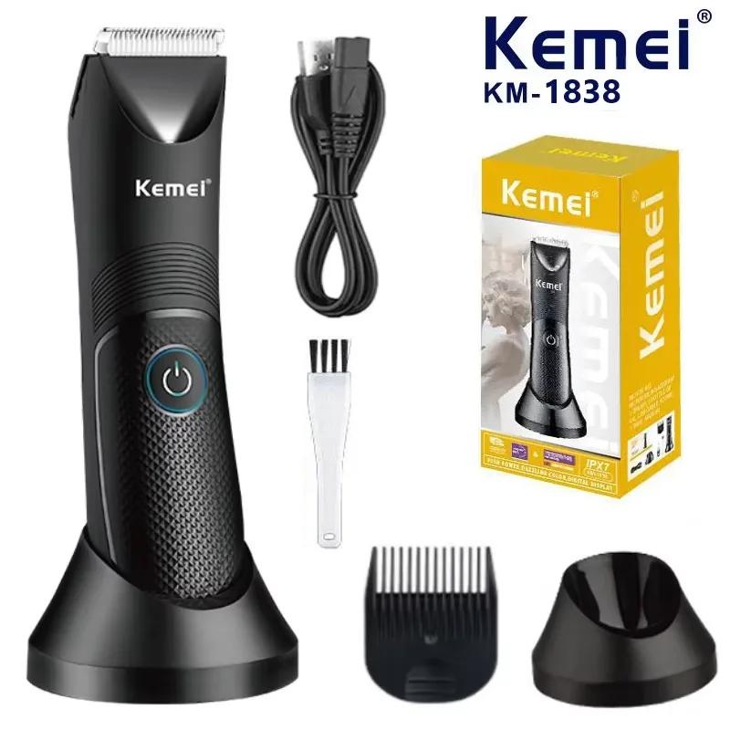 Kemei KM-1838 zone d'aine tondeuse à cheveux