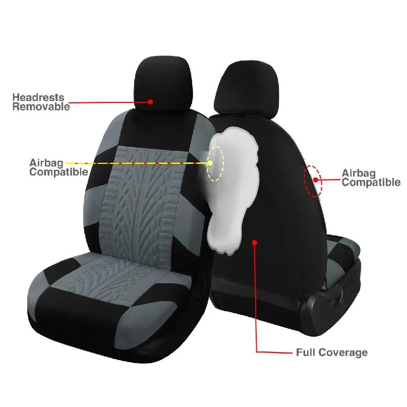 Ensemble de housses de siège de voiture respirantes