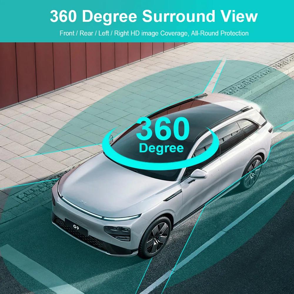 Caméra de voiture 8K AHD 1080P 360° °